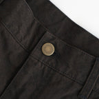 ナイロンオックス 製品染め タックパンツ #BROWN [HQ-P003-051]