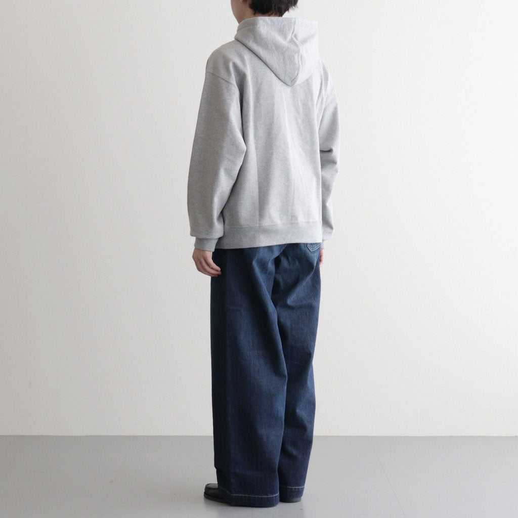 Selvage Denim Belted Pants #INDIGO_DARK FADE [GU261-40064DB]