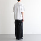 Selvage Denim Two Tuck Pants #BLACK_DARK FADE [GU253-40061DB]