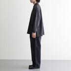 Cotton Pique Jersey L/S Polo #CHARCOAL [GM261-70417]
