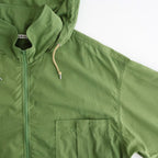 SUPER FINE COTTON LAWN HOODED BLOUSON #DUSTY GREEN [A26SB01CL]