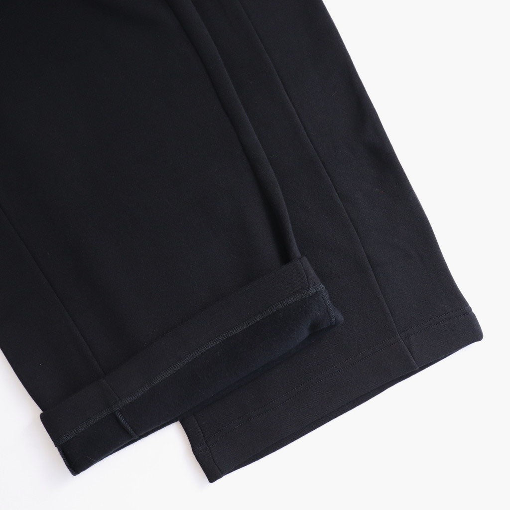 YAK/COTTON SWEAT EASY TROUSERS #BLACK [ST.1288]