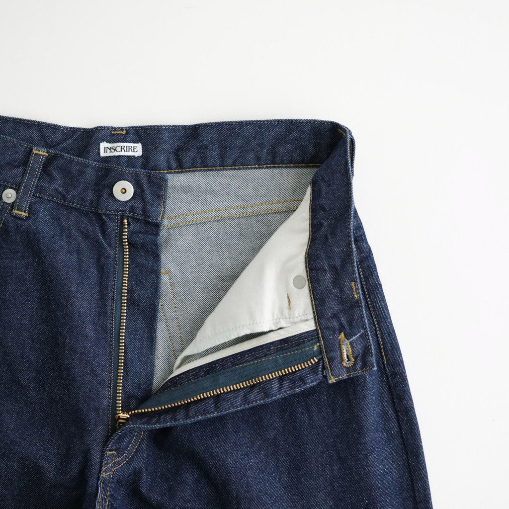 Wide Denim Pants #INDIGO [ID-PT61]