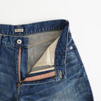 Used Denim Baggy Pants #DARK BLUE [ID-PT53]