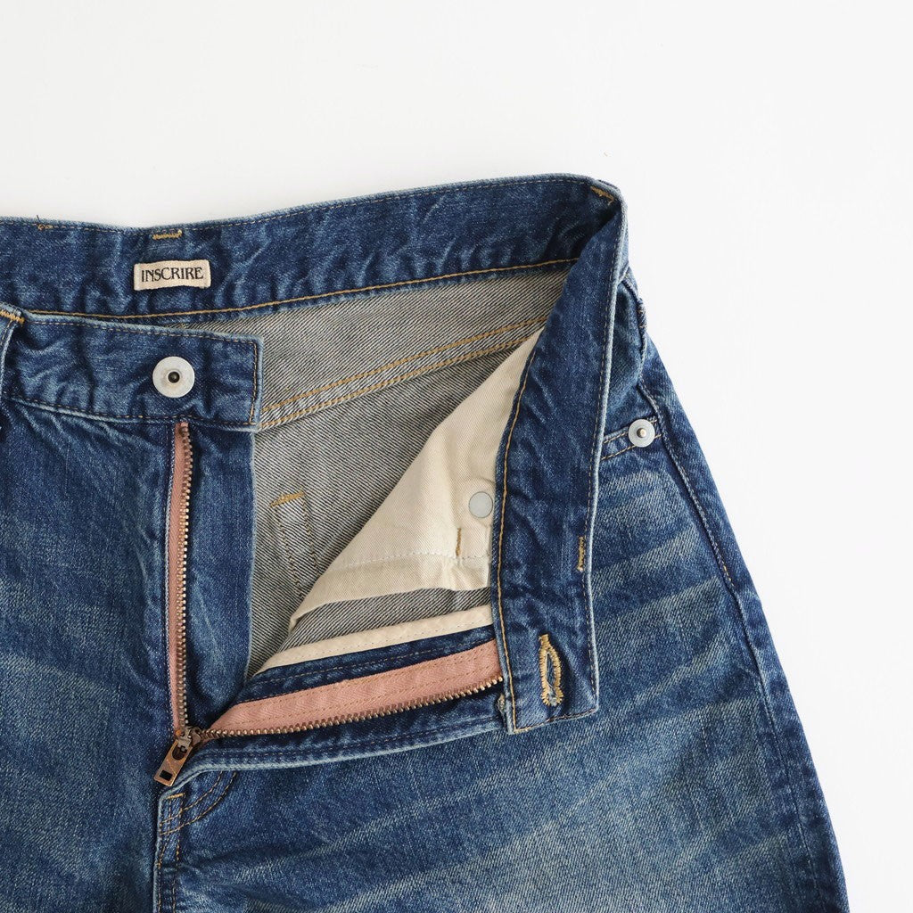 Used Denim Baggy Pants #DARK BLUE [ID-PT53]