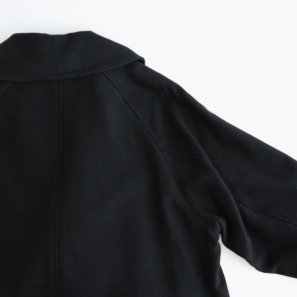 Supima Moleskin Coat #BLACK [GM263-10530B]