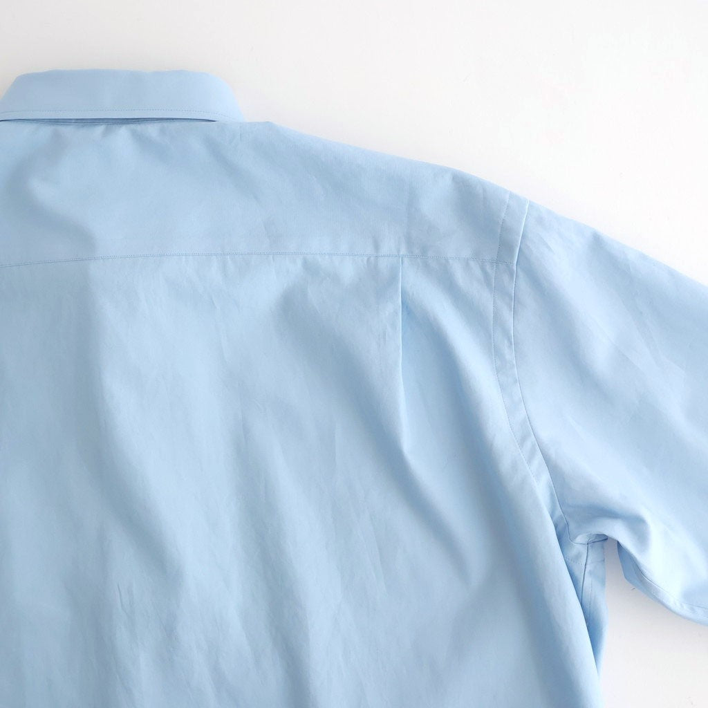 WASHED FINX TWILL SHIRT #LIGHT BLUE [A26SS04TN]