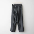 SUPER LIGHT WOOL TWO-TUCK SLACKS #TOP CHARCOAL [A26AP05OS]