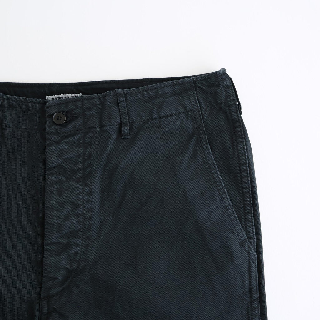 PRODUCT DYED FINX CHINO NARROW PANTS #BLACK [A25AP02CP]