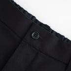 Brushed Cotton Gabardine Wide Straight Pants #BLACK [GM261-40395]