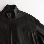 Sheep Leather Track Blouson #BLACK [GM243-30097]