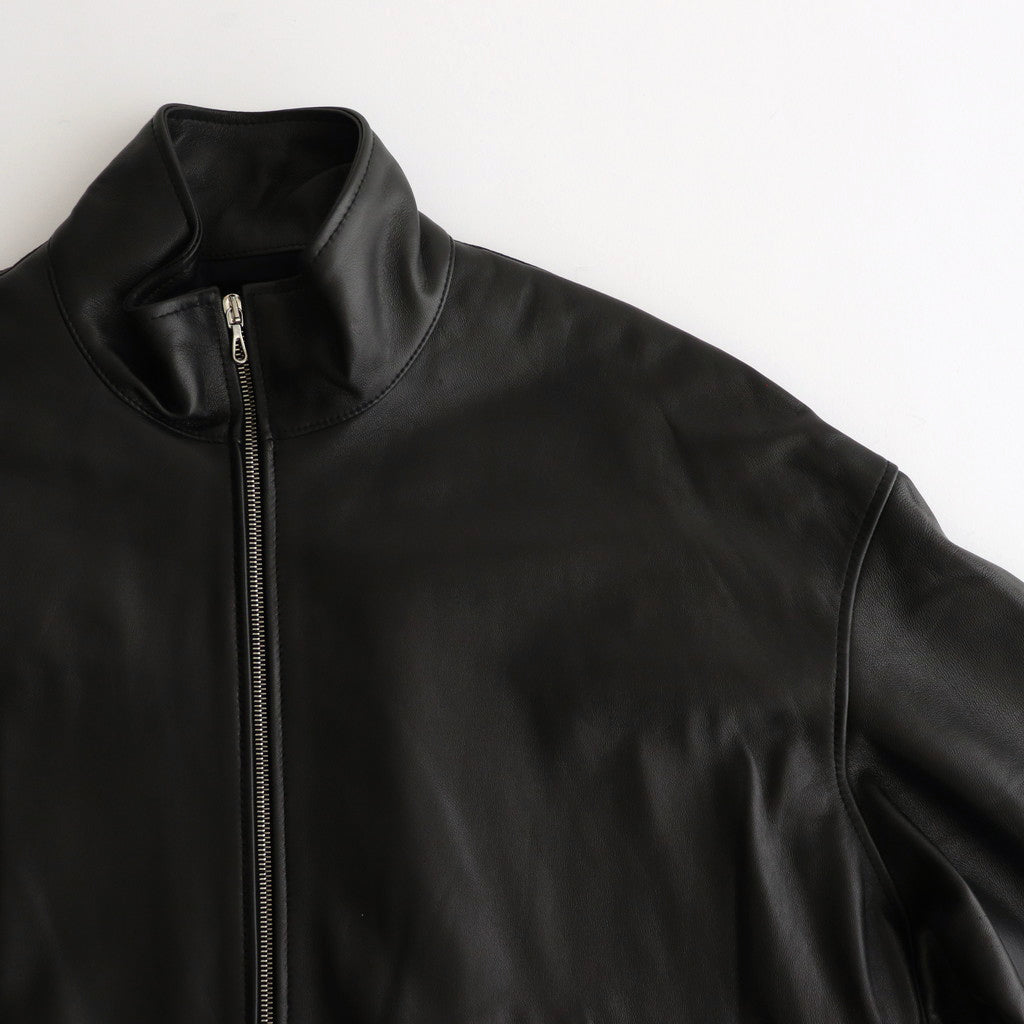 Sheep Leather Track Blouson #BLACK [GM243-30097]