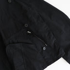 FMSTJK - ナイロンタッサー ガーメントダイ ショートモッズコート #95 Black [SN_FR1002JK]