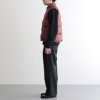 SUPER LIGHT NYLON RIPSTOP DOWN VEST #BURGUNDY [A25AV02NL]