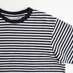 ムラ糸Tシャツ Slub Yarn T-Shirt #WHITE/NAVY [32061007]