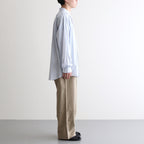 CHINO CLOTH PANTS TUCK STRAIGHT #khaki [13659]