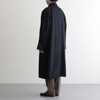 LIGHT WOOL MAX GABARDINE COAT #TOP BLACK [A26SC01MG]