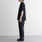 綿天竺 製品プリント S/S Tシャツ #BLACK [HQ-T101-051]