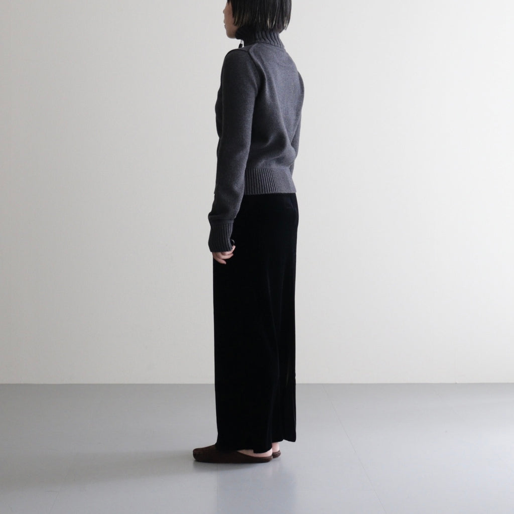 Compact Zip Knit #C/GRY [12520508]