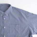 DRY OXFORD CORPORATE S/S B.D SHIRT #NAVY PLAID [FSC262-50043B]