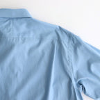 WASHED FINX TWILL SHIRT #BLUE [A25AS01TN]