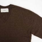 Woolcashmere Vneck Knit #BRN [12620508]