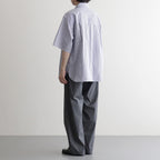 CORPORATE UNIFORM S/S SHIRT #BLUE STRIPE [FSC261-50103B]