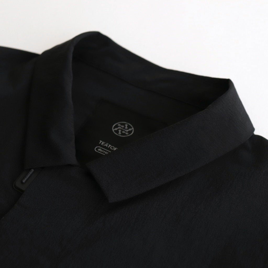 CAPSULESNAP POLO SHIRT DR #BLACK [TT-CSNAP-POLO-DR]