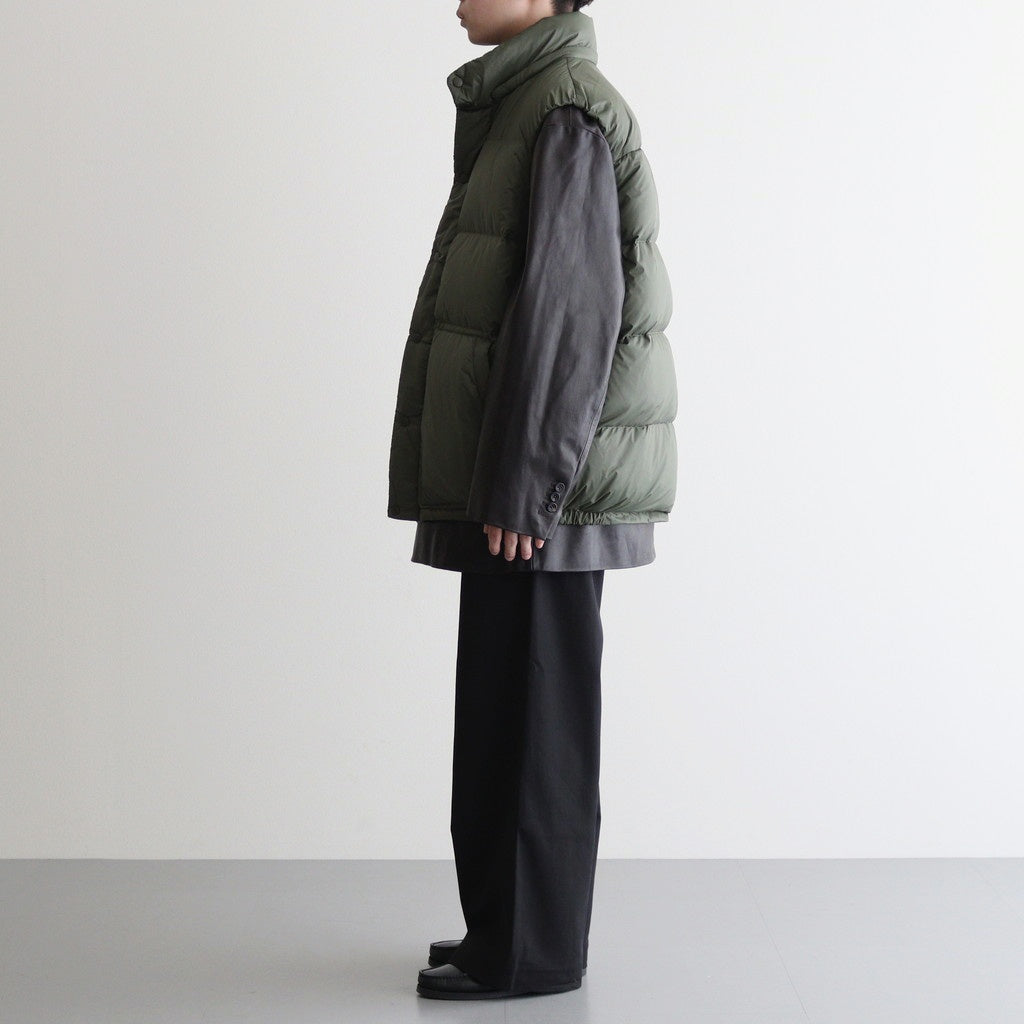 CORPORATE DOWN VEST #KHAKI [FSW-23-DW_173]