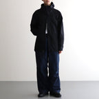 綿ナイロンクロス マウンテンパーカー #BLACK [HN-J009-051]