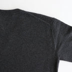 LIGHT CASHMERE KNIT V-NECK P/O #CHARCOAL [A25AV03CJ]
