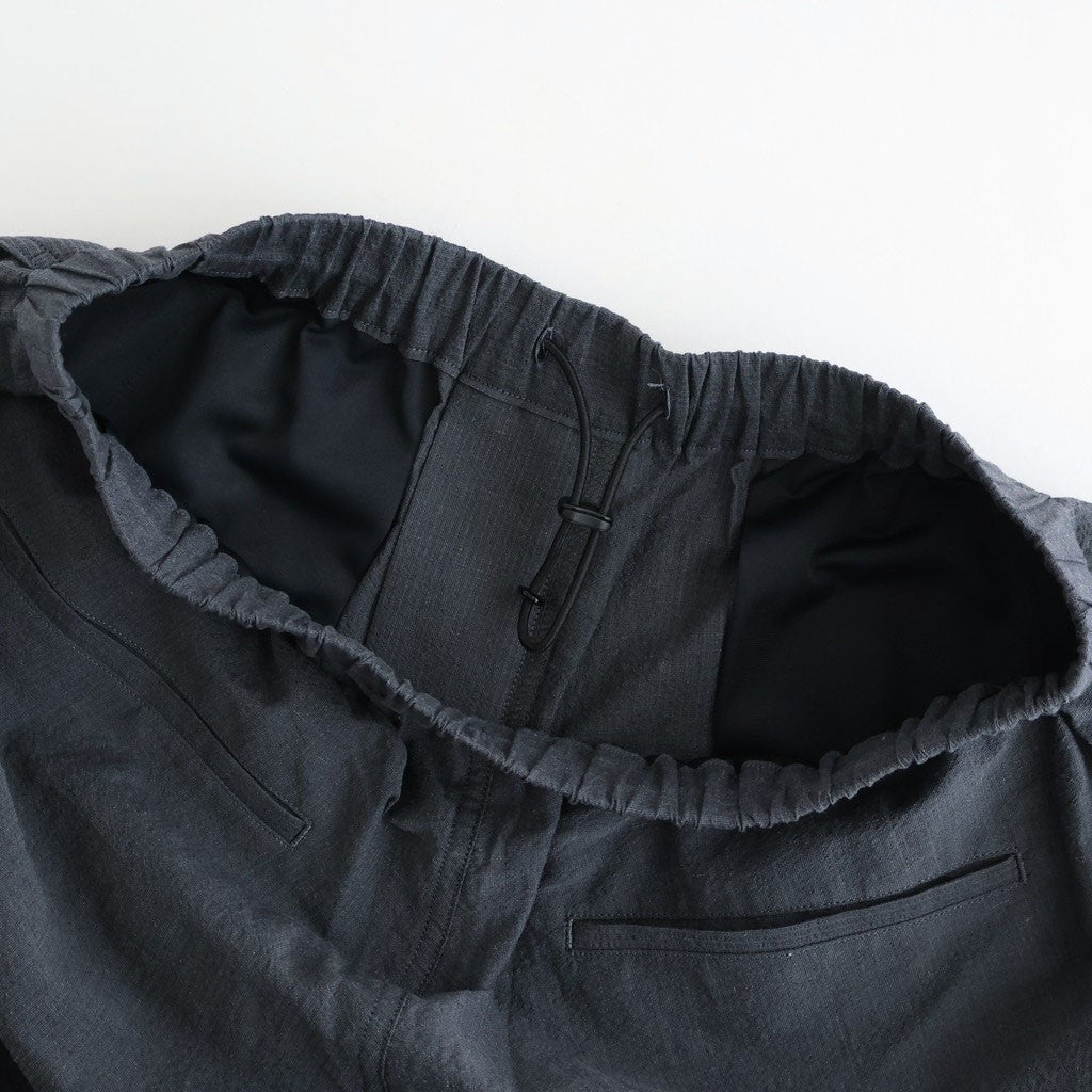 Cotton Linen Seersucker Track Pants #GRAY [GM262-40035]