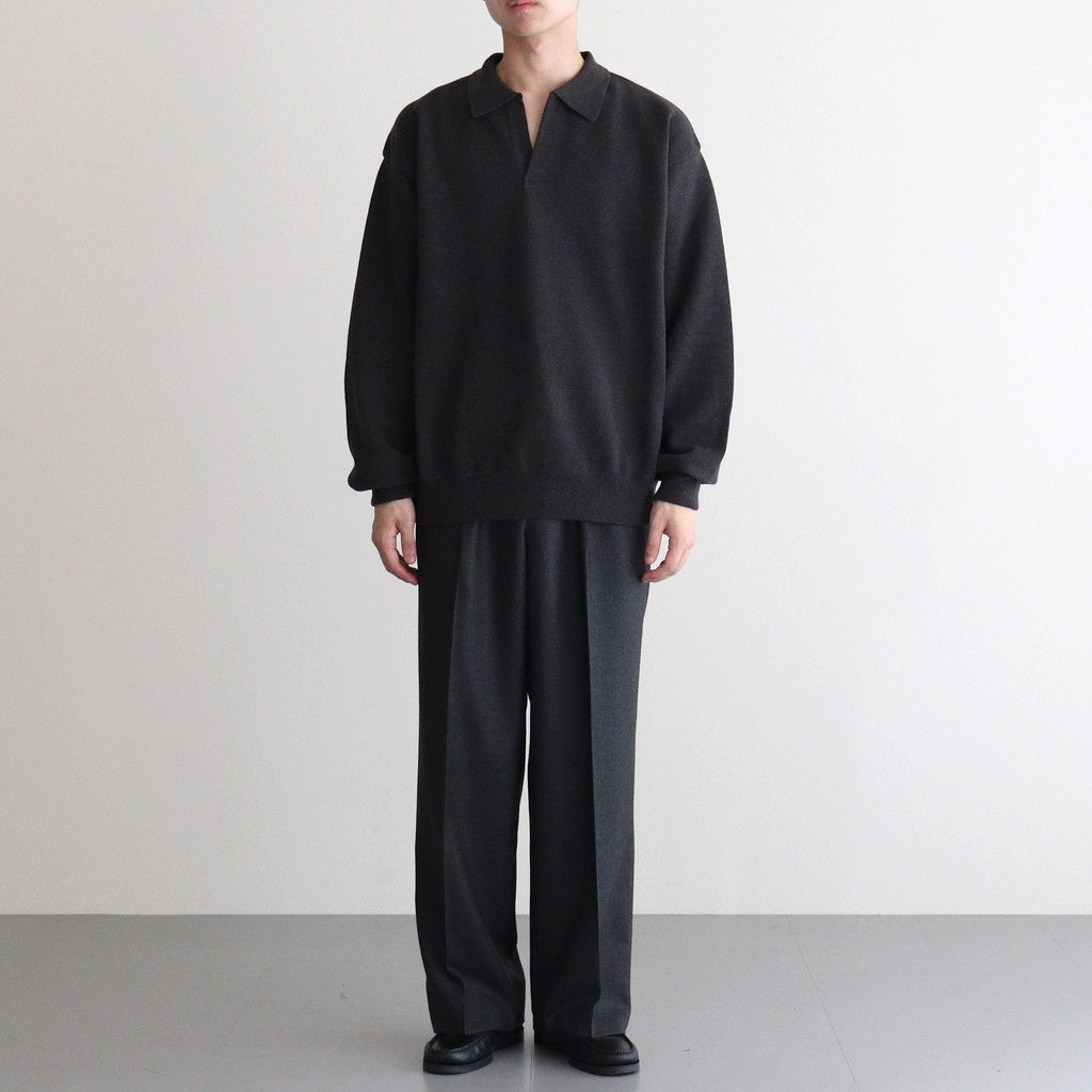 Co/Wo Moss Stitch Skipper #CHARCOAL [2503-003] - ciacura 三重県