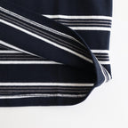 MULTI BORDER S/S TEE #NAVY [FSC251-70121]