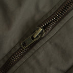 WASHED FINX COTTON GABARDINE FLIGHT BLOUSON #DEEP OLIVE [A25AB01HM]