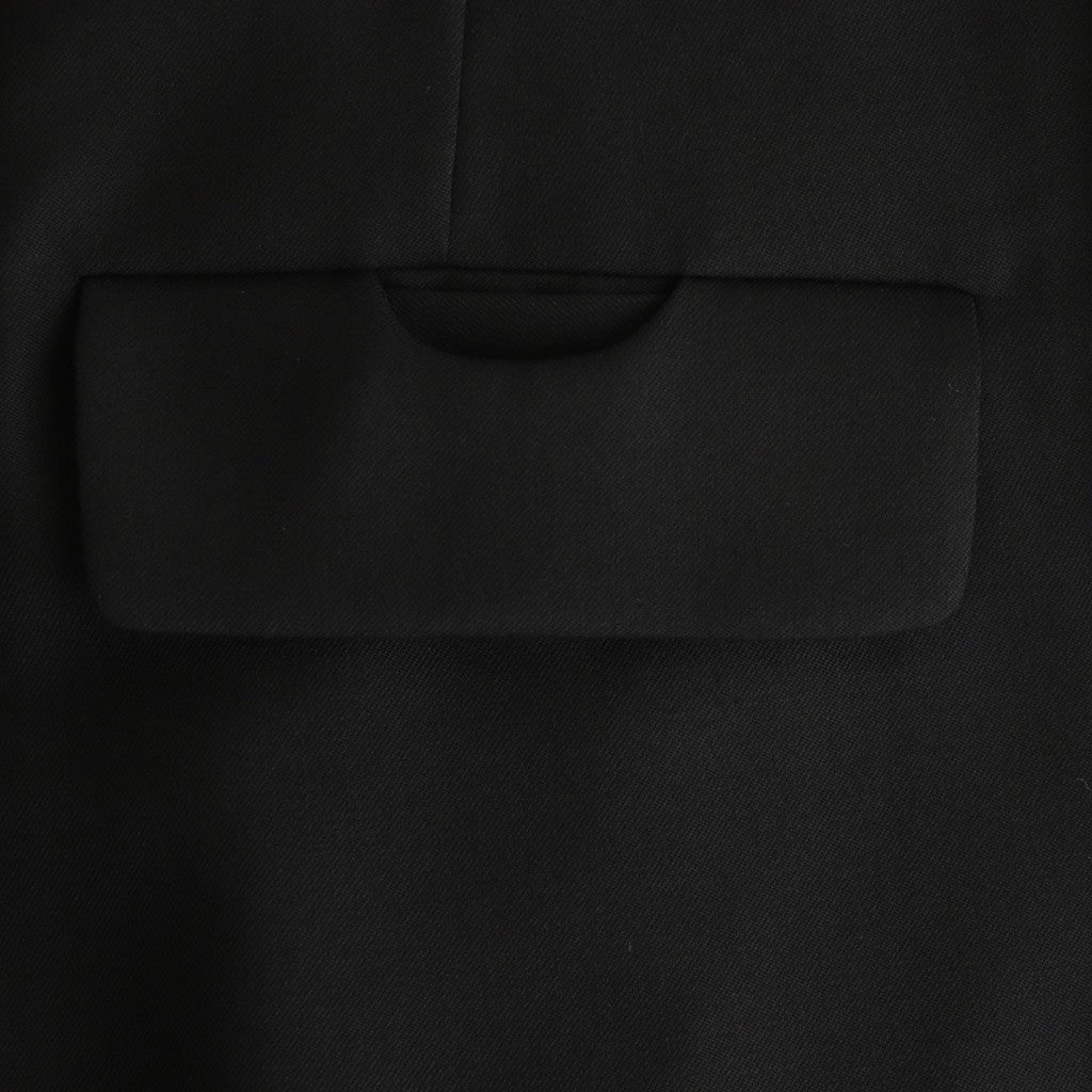 よそいきシンプル2タックワイドPT #BLACK [D125-P153]