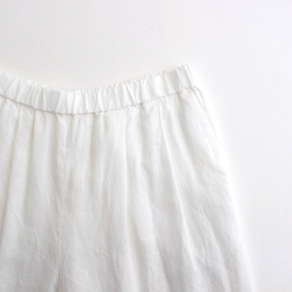 Linen Easy Wide Pants #WHITE [GL241-40278B]