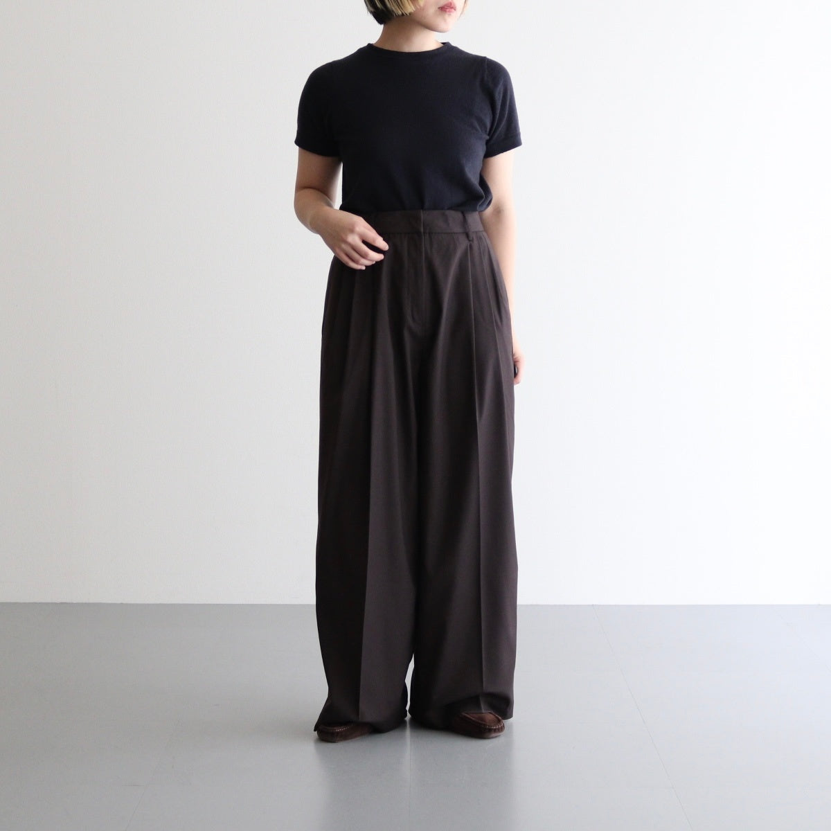 女性モデル(マツオ):156cm　着用サイズ:36