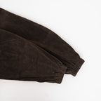 Suede Zip Blouson #D/BRN [12620204]