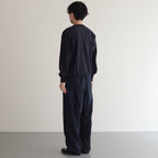 HAND DYED NYLON OVER PANTS #NAVY [PRAGCW0204]