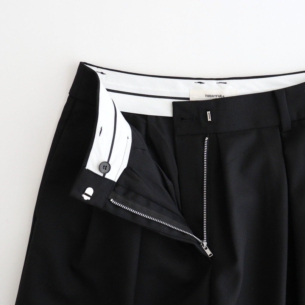 Twill Bermuda Pants #BLK [12610713] - ciacura 三重県四日市市の