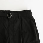 Parachute Belted Pants #Almost Black [AOESPT015]
