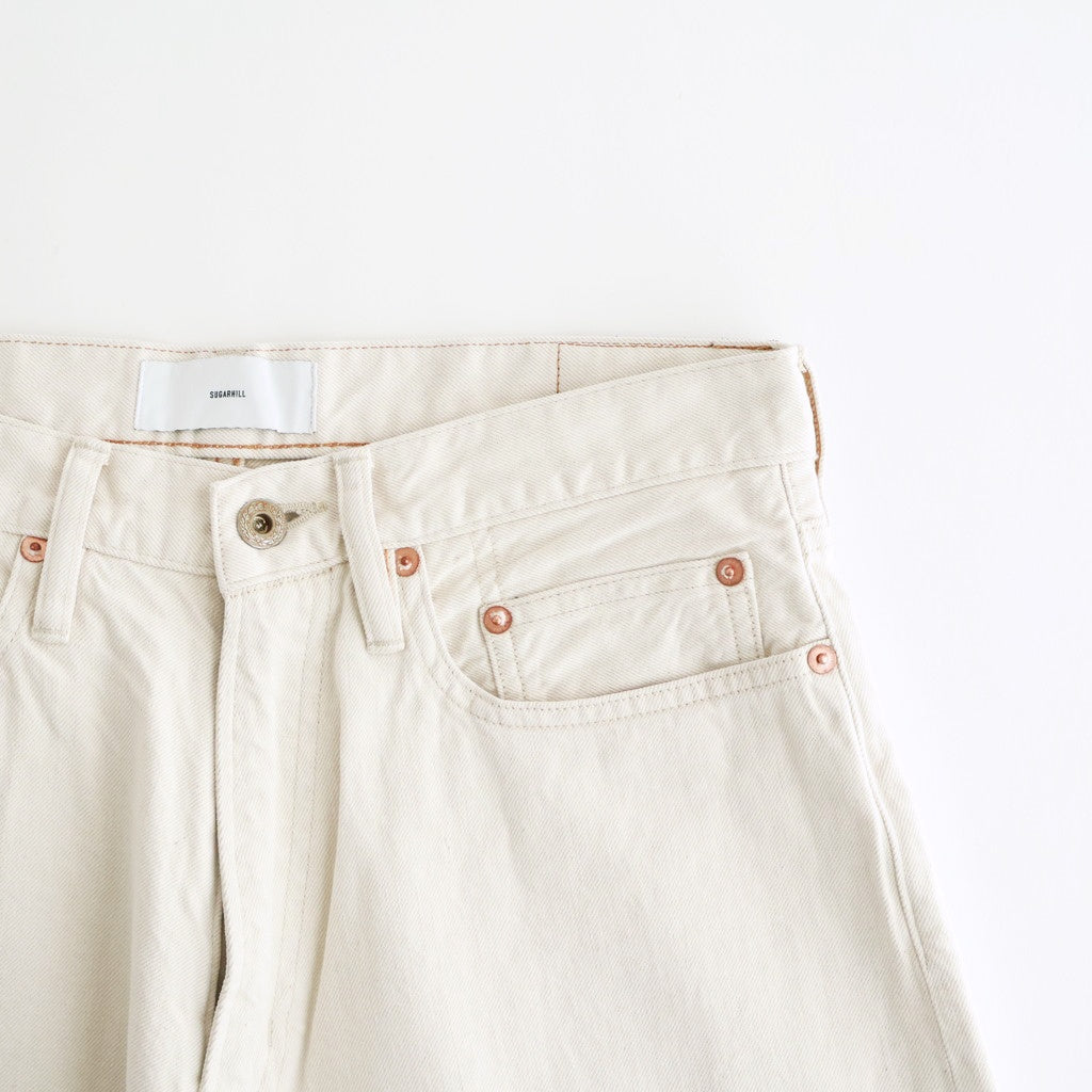 TATTOO FLASH PRINT MODERN DENIM WIDE CUT #ECRU [26440414