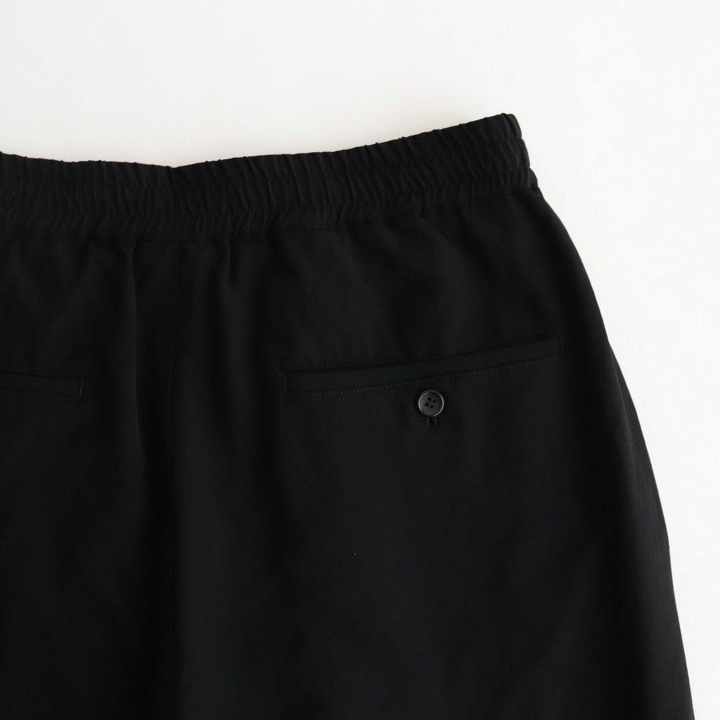 Boiled Wool Wide Easy Pants #BLACK [GM251-40267]