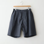 Cotton Linen Seersucker Track Shorts #GRAY [GM262-40036]