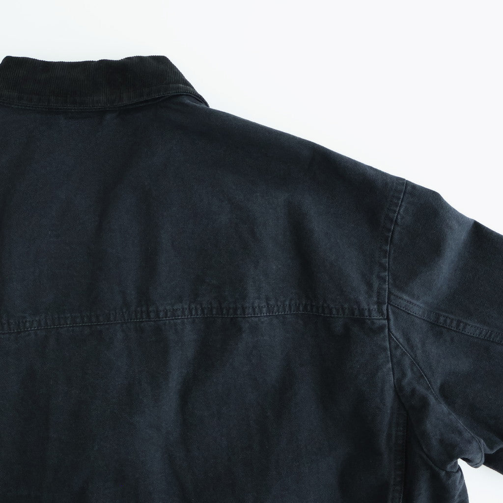 綿オックス 製品加工ブルゾン #BLACK [HP-J016-051]