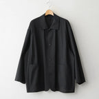 Cotton Wool Poplin Oversized Coverall #BLACK [GM261-30306]
