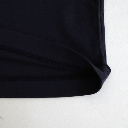 HIGH GAUGE SHEER RIB L/S TEE #NAVY [A00P01HF]