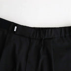 Solotex Twill Wide Chef Shorts #BLACK [GM261-40164B]
