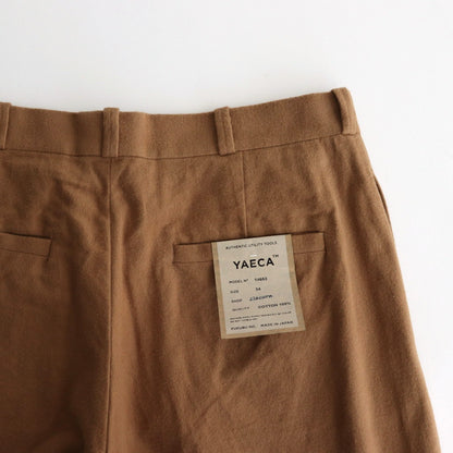 CHINO CLOTH PANTS WIDE #l.brown 起毛 [14653]